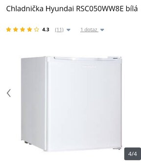 Menší lednice s mrazákem - 3