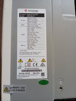 Goodwe hybrid inventer - 3