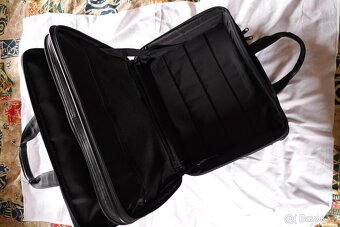 Samsonite kožená cestovní taška s přihrádkou na notebook. - 3