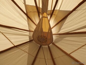 Predaj 10 teepee stan s priemerom cca 7m - 3