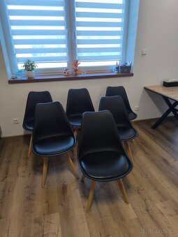 Jídelní židle černé. - 3