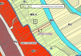 Pozemek, bydlení, prodej, Poštorná, Břeclav - 3