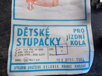 Stupačky dětské na kolo - 3