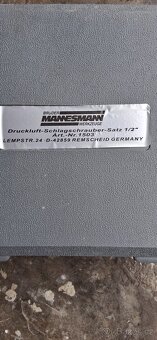Pneumatický rázový šroubovák MANNESMANN 1/2" v kufříku, Art - 3