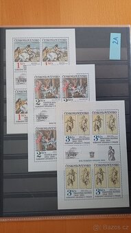 Známky Československo na albových listech - 3