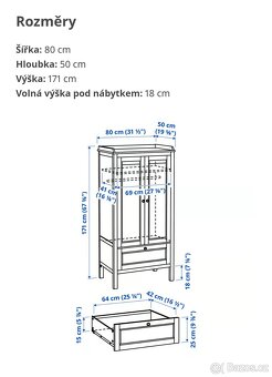 Dětská skříň Ikea Sundvik - 3