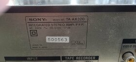 Zesilovač Sony TA AX 320 - 3