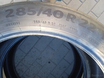 letní pneumatiky 285/40 r22 - 3