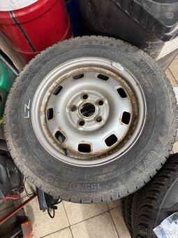 VW T4 195/70 R15C disky + zimní pneumatiky 8mm - 3