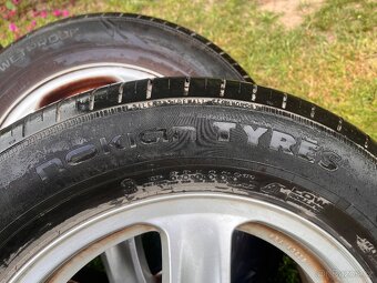 4x alu ze Škoda Octavia 1 na letních pneu Nokian 5-6mm 195/ - 3