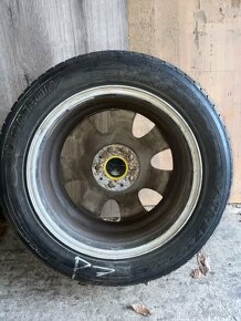 Sada ALU KOL 17" 5X120 8J ET24 s pneu 225/55 R17 letní - 3