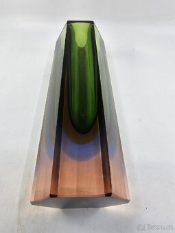 Stará skleněná vaza 25.5 cm - 3