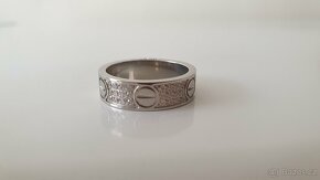 2x pavé Love ring - 3