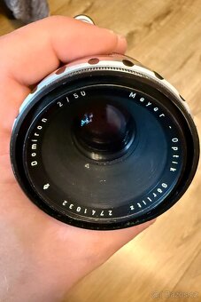 Predám Objektív Domiron 50mm f2 bajonet Exa/Exakta - 3