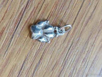 Přívěsek + náušnice psi packa - 3