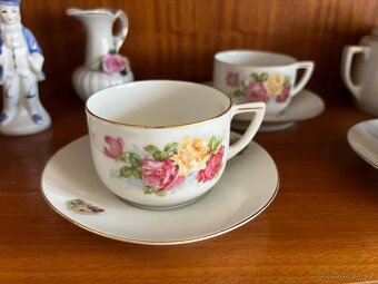 Stará porcelánová čajová sada č. 4 - 3