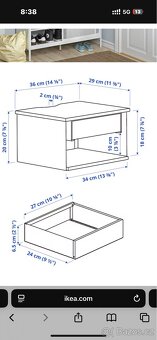 Noční stolek nástěnný - 3
