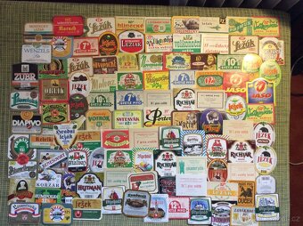 Pivní etikety - ČSR, ČR - více než 500 ks, každá je jiná - 3