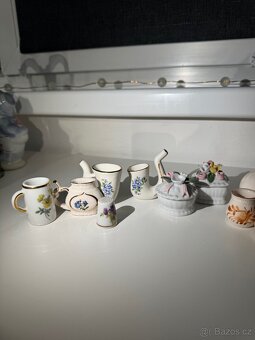Sada porcelánových miniatur - 3