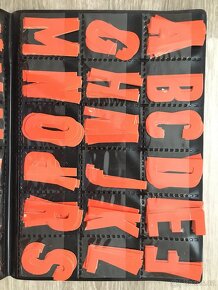 Desky s písmenkama - retro - 3