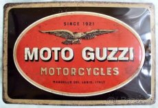 Nová plechová cedule: Moto Guzzi - 30x20 cm - nová - 3