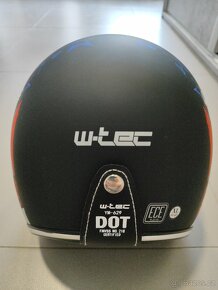 Přilba na motorku W-TEC Café Racer - nepoužitá - 3