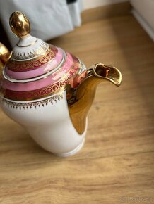 Konvice, porcelán, Thun, bílá, zdobená - 3