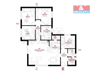Prodej rodinného domu 120 m², pozemek 950 m² Záluží. - 3