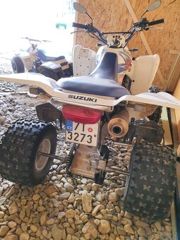 Suzuki LTZ, bíle SPZ, výborný stav - 3