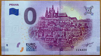 0€ bankovka bankovky Euro souvenir predaj, vymena - 3