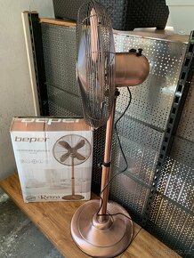 kovový ventilátor s měděným designem - BEPER - 3