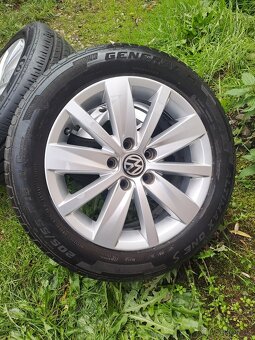 Alu kola 5x112 originál VW 205/55 R16 - 3