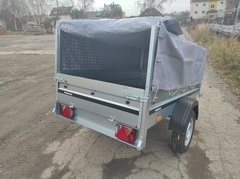 Nový přívěsný vozík 204x116 + nástavba a plachta - 3