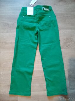 Prodám nové zelené džíny/rifle Street One 25/28 - 3