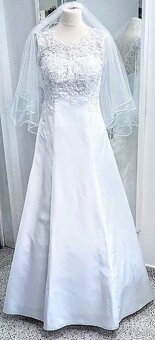 SATÉNOVÉ svatební šaty do TANEČNÍCH - 3