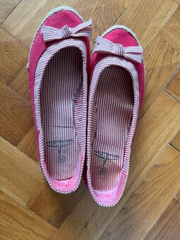 Dámské balerínky – červené, vel. 38 - 3