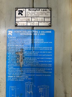 Zvedák Ravaglioli 2,5T - 3
