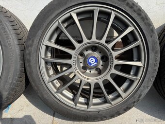 Prodám alu kola Sparco s letními pneu Continental 225/45 R17 - 3
