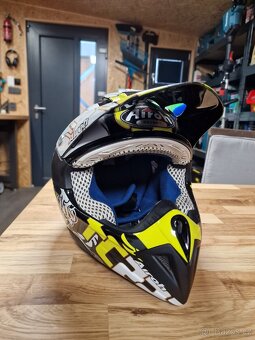 Dětská MX helma Airoh + brýle a rukavice jako dárek - 3