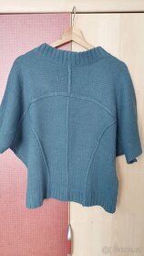 Petrolejový svetr / bolero Reserved M / 40/42 - 3