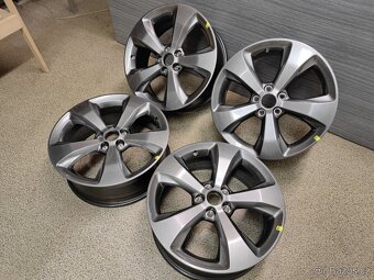 Alu disky 5x110 R18 original Jeep Cherokee (nepoužité) - 3