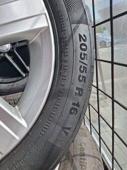 Alu kola original Volkswagen , R16 + letní pneu 205/55 R16 - 3