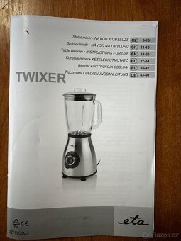 Prodám Stolní mixér ETA Twixer 6011 90000 nerez - 3