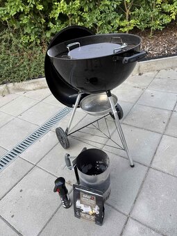Weber Bar-B Kettle 57 cm černý s ocelovým roštem - 3
