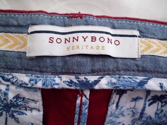 Sonny Bono pánske chino krátke nohavice M - 3