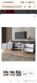 TV skříňka s vysokým leskem, ,(nová) - 3