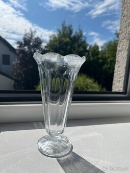 Skleněná váza asi Art Deco - 3