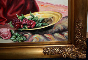 obraz Orient, XXXL 146 x 186 cm, olej posudek na 110.000,-Kč - 3