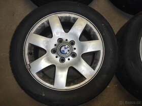 Sada kol R16 5x120 origo BMW, letní pneu 5,5mm Hankook - 3