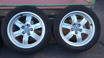 Krásná original letní ALU kola 17" 5x112 Audi A5 - 3